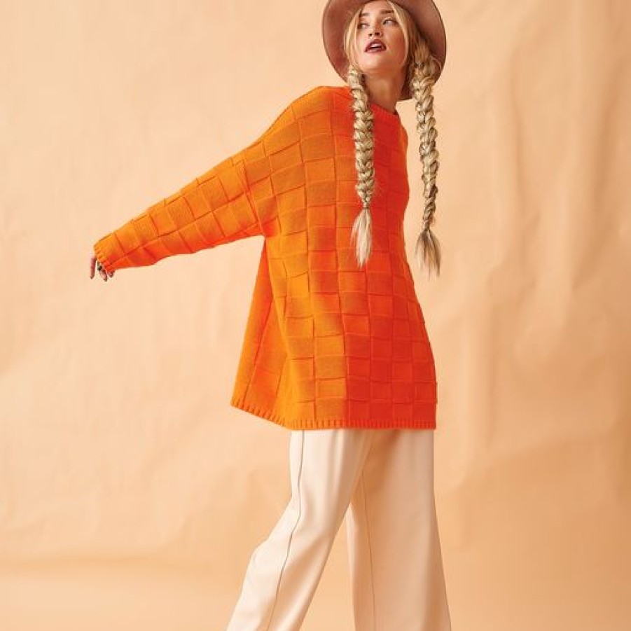 Gnadige Frau KARAVAN-KLEIDUNG | Barry-Pullover (Orange) Karavan-Kleidung