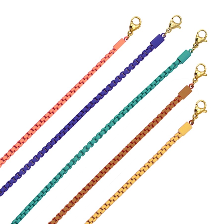 Zubehor ANARTXY | Pulseira Cadena Em Amarelo - Anartxy