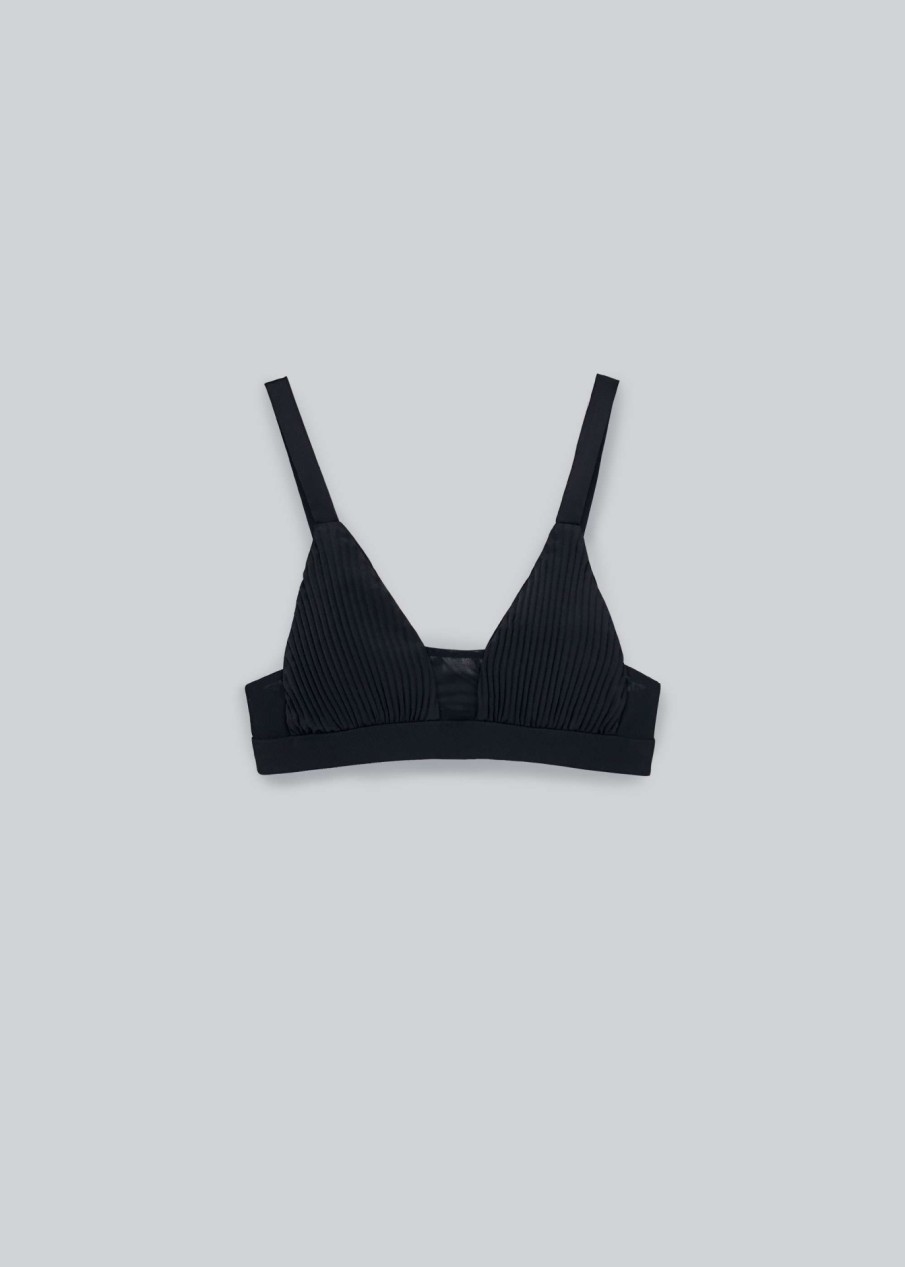 Gnadige Frau ESTHÉ | Satin-Plissee-Bralette - Esthe