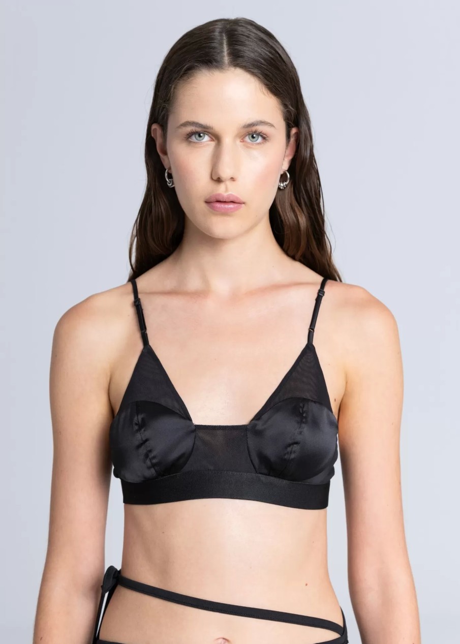 Gnadige Frau ESTHÉ | Kontrast-Mesh-Bralette Esthe