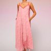 Gnadige Frau KARAVAN-KLEIDUNG | Tati-Kleid (Linien Rosa) Karavan-Kleidung