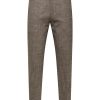 Mann JACK JONES | Slhslim-Oasis Linen Trs Noos Dark Sand