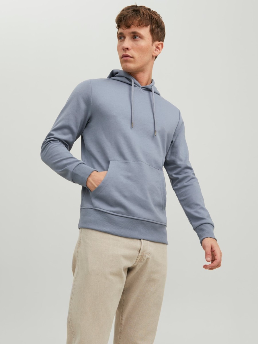 Mann JACK JONES | Jjebasic Sweat Hood Noos Stone